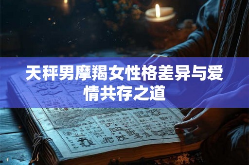 天秤男摩羯女性格差异与爱情共存之道