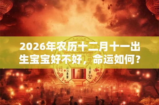 2026年农历十二月十一出生宝宝好不好，命运如何？