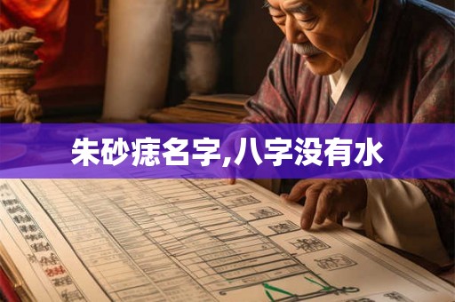 朱砂痣名字,八字没有水