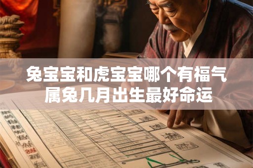 兔宝宝和虎宝宝哪个有福气 属兔几月出生最好命运