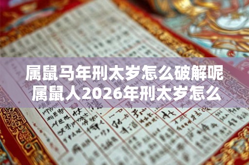 属鼠马年刑太岁怎么破解呢 属鼠人2026年刑太岁怎么办