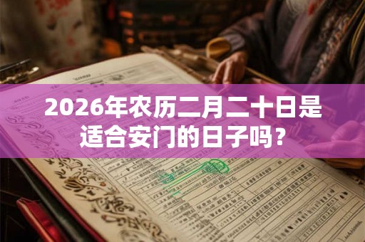2026年农历二月二十日是适合安门的日子吗？