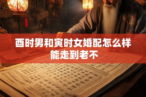 酉时男和寅时女婚配怎么样 能走到老不