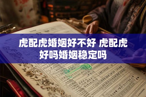 虎配虎婚姻好不好 虎配虎好吗婚姻稳定吗 虎配虎婚姻好不好 虎配虎好吗婚姻稳定吗