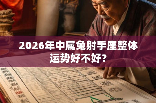 2026年中属兔射手座整体运势好不好？