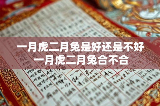 一月虎二月兔是好还是不好 一月虎二月兔合不合
