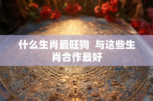 什么生肖最旺狗  与这些生肖合作最好