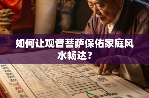 如何让观音菩萨保佑家庭风水畅达？