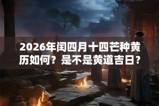2026年闰四月十四芒种黄历如何？是不是黄道吉日？