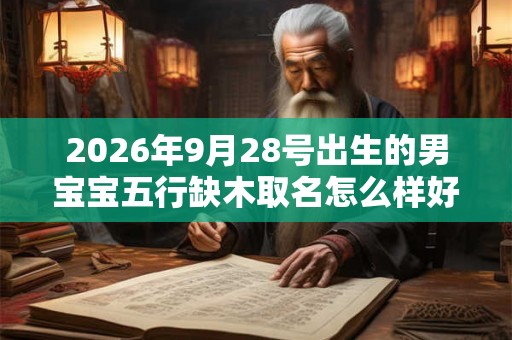 2026年9月28号出生的男宝宝五行缺木取名怎么样好