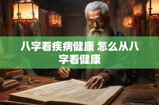八字看疾病健康 怎么从八字看健康