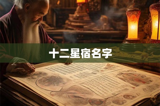 十二星宿名字