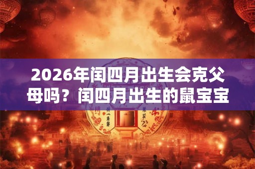 2026年闰四月出生会克父母吗?闰四月出生的鼠宝宝好不好? 2026年闰四月出生会克父母吗?闰四月出生的鼠宝宝好不好?