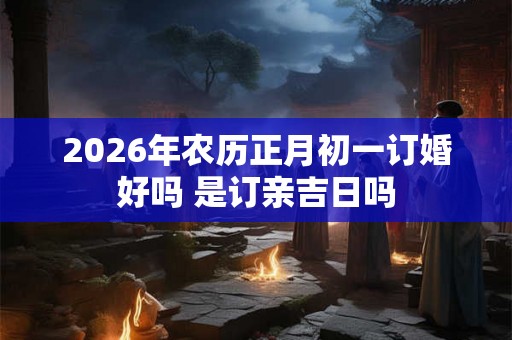 2026年农历正月初一订婚好吗 是订亲吉日吗 2026年农历正月初一订婚好吗 是订亲吉日吗