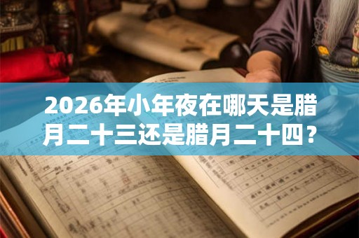 2026年小年夜在哪天是腊月二十三还是腊月二十四？