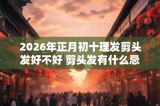 2026年正月初十理发剪头发好不好 剪头发有什么忌讳吗