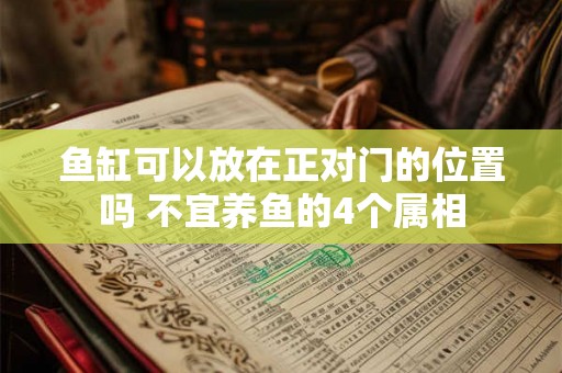 鱼缸可以放在正对门的位置吗 不宜养鱼的4个属相