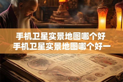 手机卫星实景地图哪个好 手机卫星实景地图哪个好一点