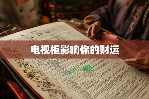 电视柜影响你的财运