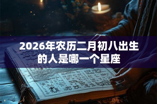 2026年农历二月初八出生的人是哪一个星座