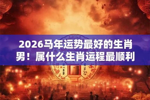 2026马年运势最好的生肖男!属什么生肖运程最顺利 2026马年运势最好的生肖男!属什么生肖运程最顺利