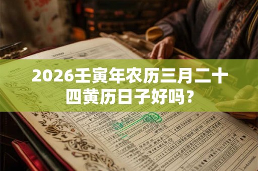 2026壬寅年农历三月二十四黄历日子好吗? 2026壬寅年农历三月二十四黄历日子好吗?