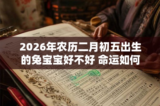 2026年农历二月初五出生的兔宝宝好不好 命运如何 2026年农历二月初五出生的兔宝宝好不好 命运如何