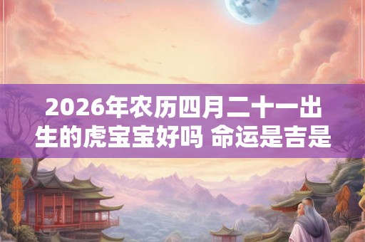 2026年农历四月二十一出生的虎宝宝好吗 命运是吉是凶