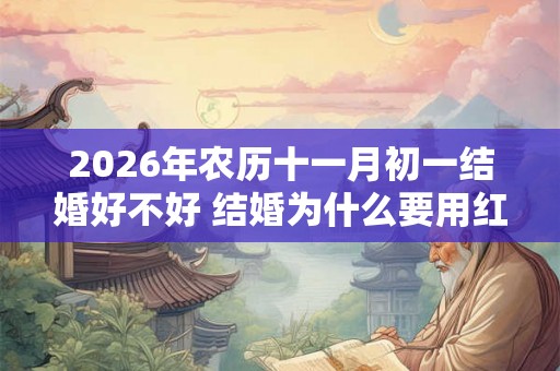 2026年农历十一月初一结婚好不好 结婚为什么要用红色