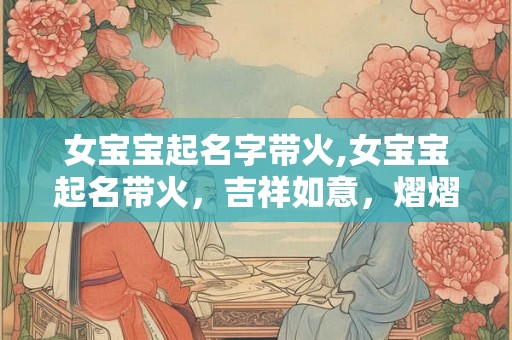 女宝宝起名字带火,女宝宝起名带火，吉祥如意，熠熠生辉