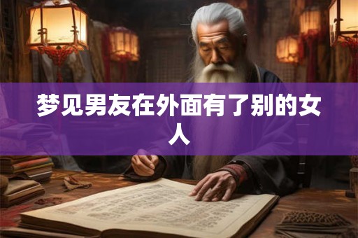梦见男友在外面有了别的女人
