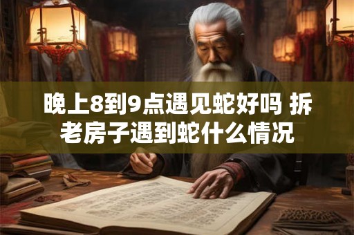 晚上8到9点遇见蛇好吗 拆老房子遇到蛇什么情况