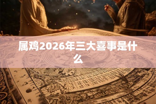 属鸡2026年三大喜事是什么 属鸡2026年三大喜事是什么