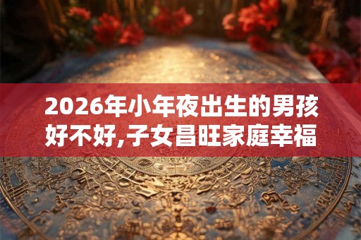 2026年小年夜出生的男孩好不好,子女昌旺家庭幸福