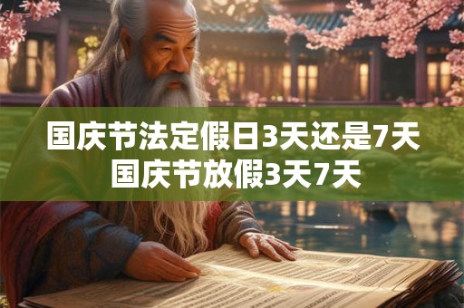 国庆节法定假日3天还是7天 国庆节放假3天7天
