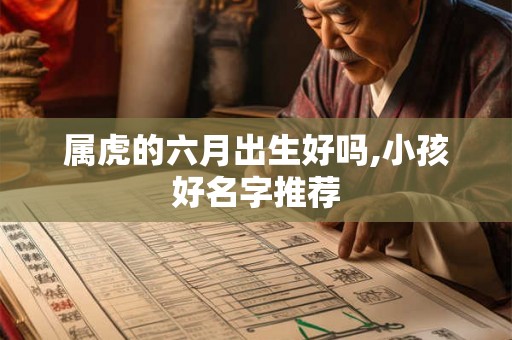 属虎的六月出生好吗,小孩好名字推荐 属虎的六月出生好吗,小孩好名字推荐