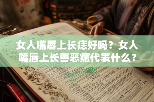 女人嘴唇上长痣好吗？女人嘴唇上长善恶痣代表什么？