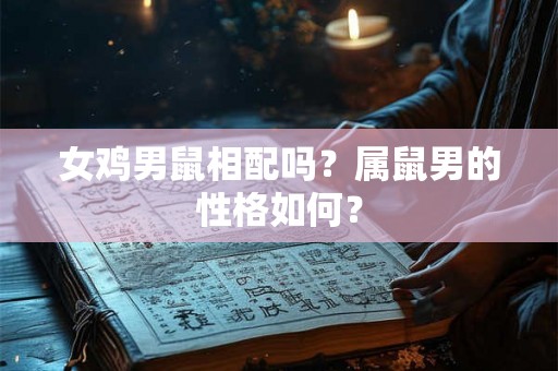 女鸡男鼠相配吗？属鼠男的性格如何？