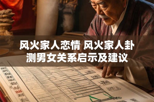 风火家人恋情 风火家人卦测男女关系启示及建议 风火家人恋情 风火家人卦测男女关系启示及建议