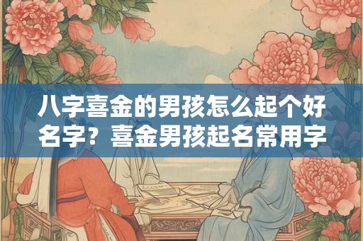 八字喜金的男孩怎么起个好名字？喜金男孩起名常用字？