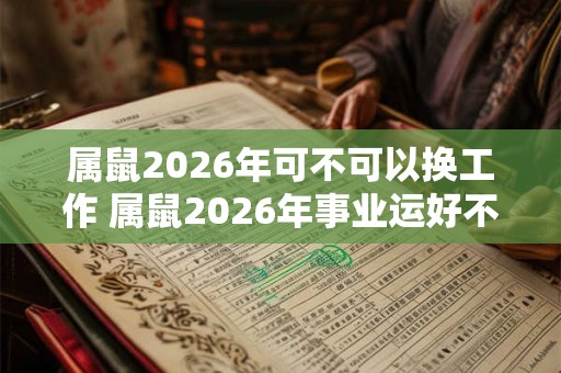 属鼠2026年可不可以换工作 属鼠2026年事业运好不好