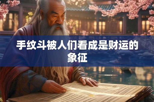 手纹斗被人们看成是财运的象征