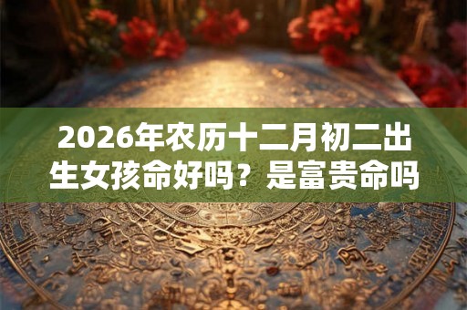 2026年农历十二月初二出生女孩命好吗？是富贵命吗？