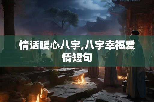 情话暖心八字,八字幸福爱情短句 情话暖心八字,八字幸福爱情短句