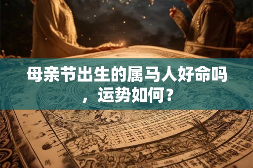 母亲节出生的属马人好命吗,运势如何? 母亲节出生的属马人好命吗,运势如何?