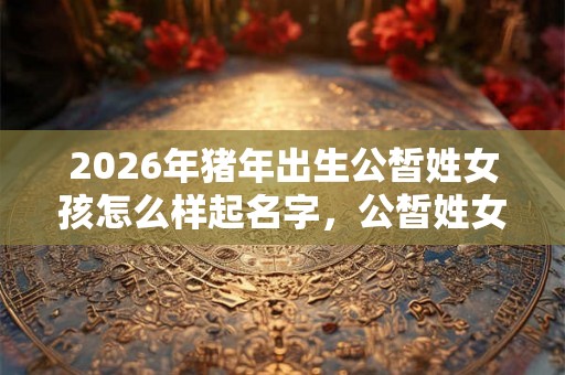 2026年猪年出生公皙姓女孩怎么样起名字，公皙姓女孩好名推荐