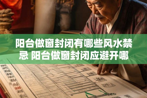 阳台做窗封闭有哪些风水禁忌 阳台做窗封闭应避开哪些风水忌讳