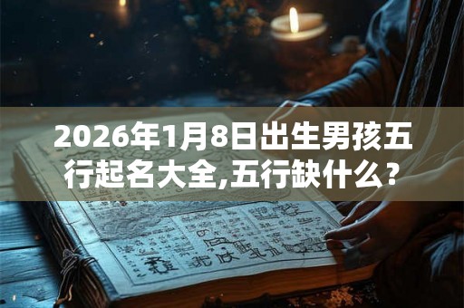 2026年1月8日出生男孩五行起名大全,五行缺什么？