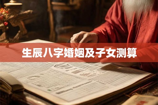 生辰八字婚姻及子女测算