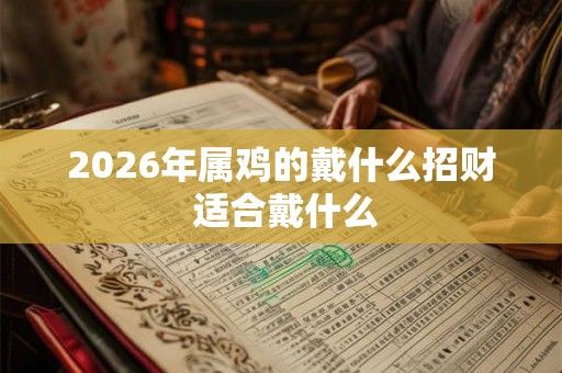 2026年属鸡的戴什么招财 适合戴什么